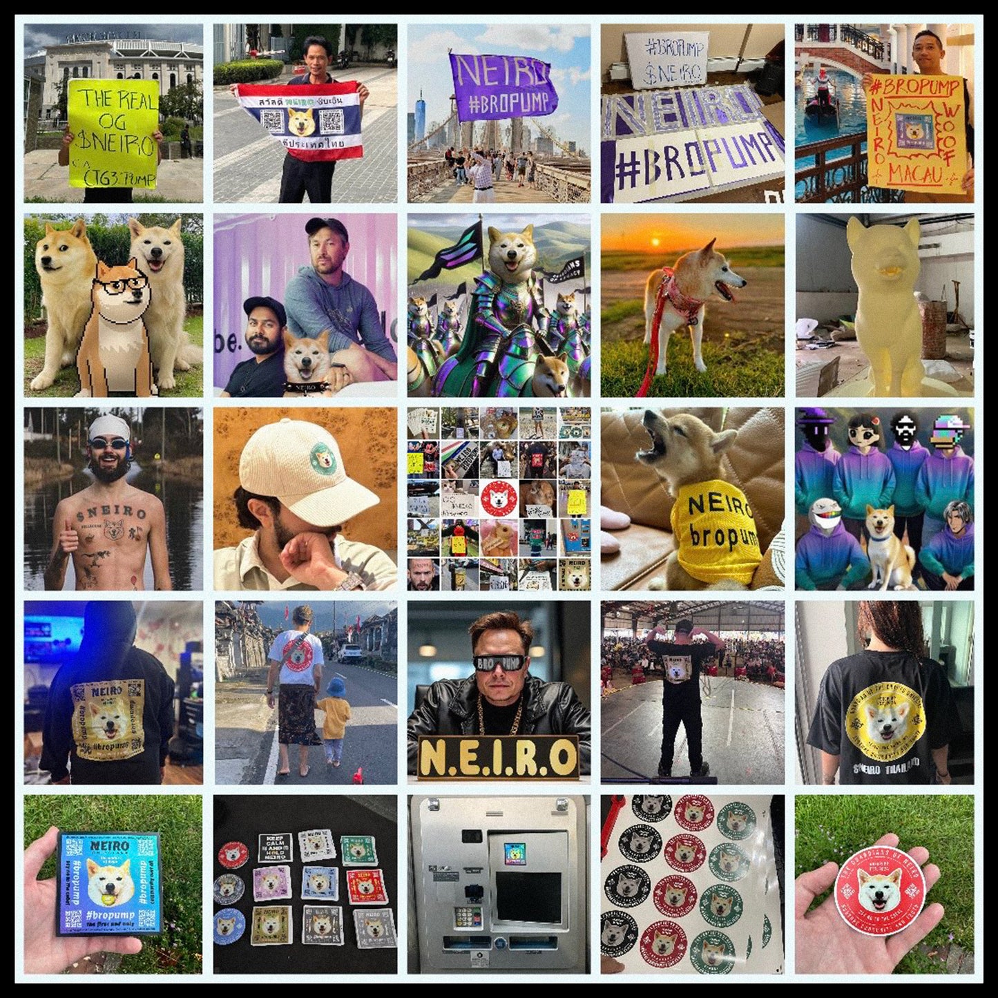 Neiro Square Sticker